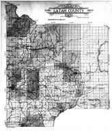 Latah County Outline Map, Latah County 1914